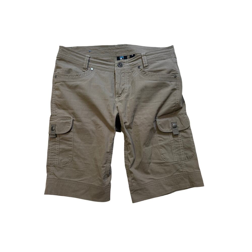 Kulh Shorts Women's 8 Cargo Tan Hiking Outdoor